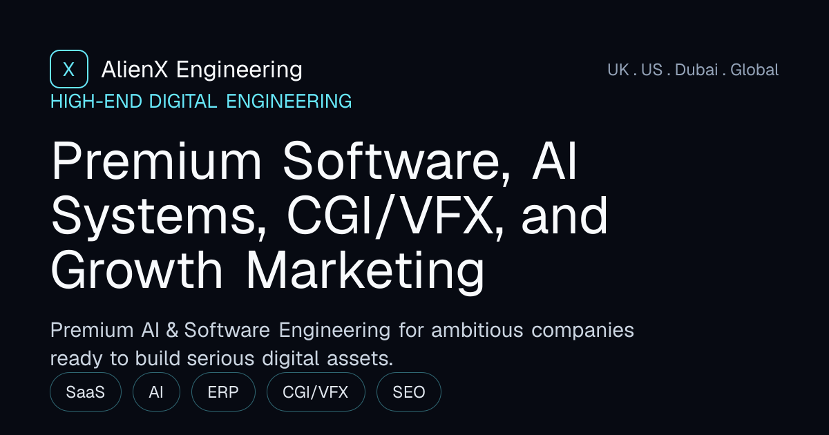 AI & Software Engineering Agency | AlienX Engineering